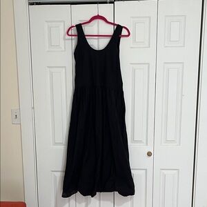 Everlane Black Sleeveless Maxi Dress